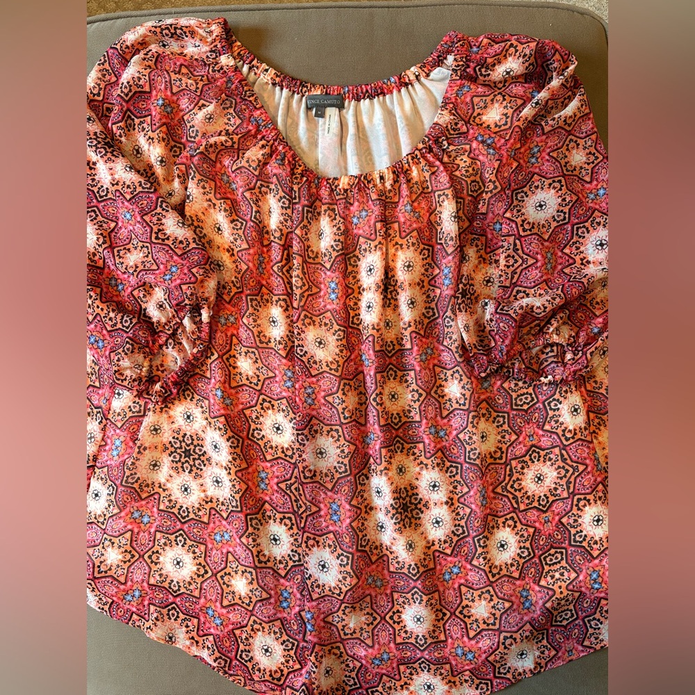 Vince Camuto Women's Floral Print Top